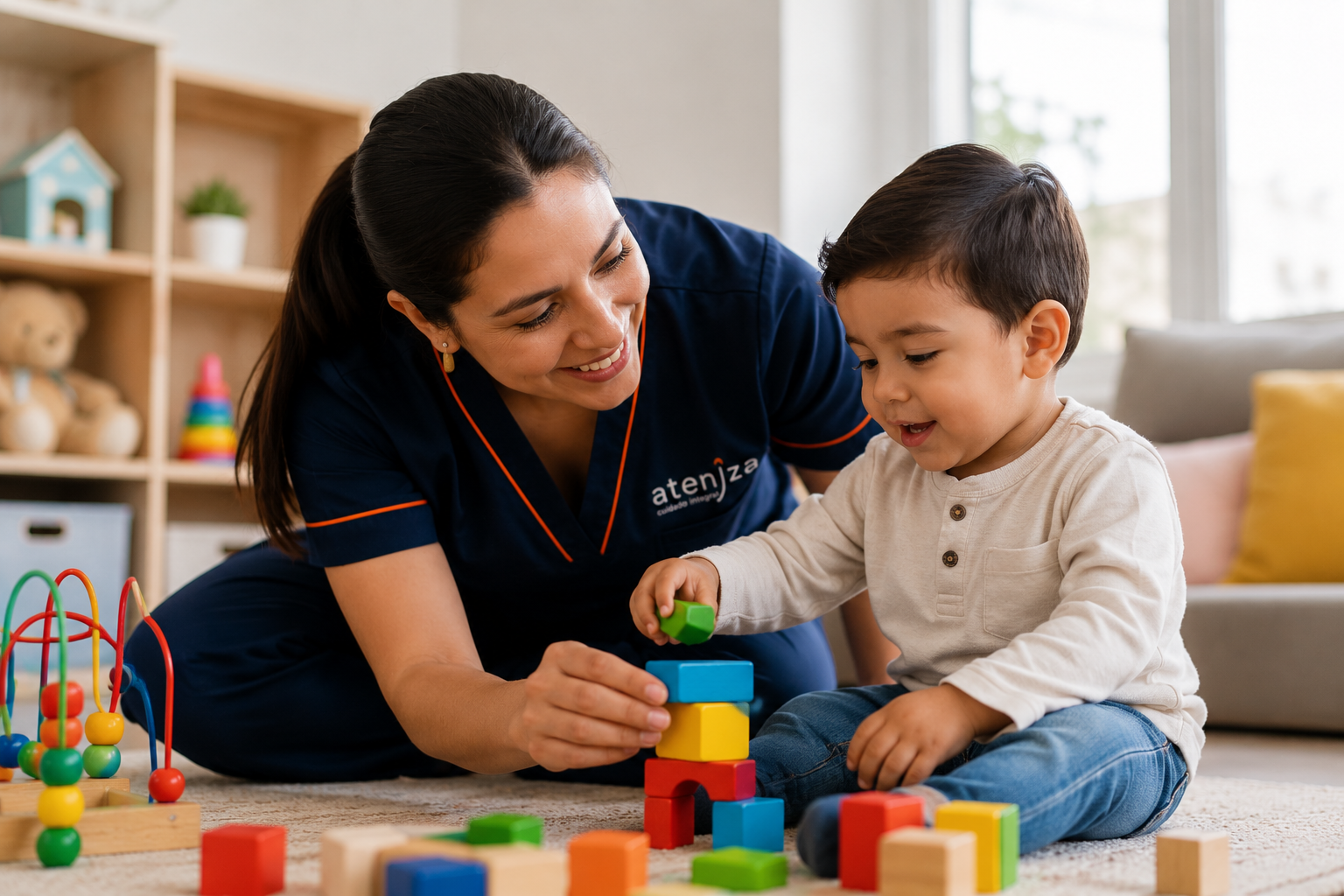 Cuidadoras profesionales que tus hijos adorarán