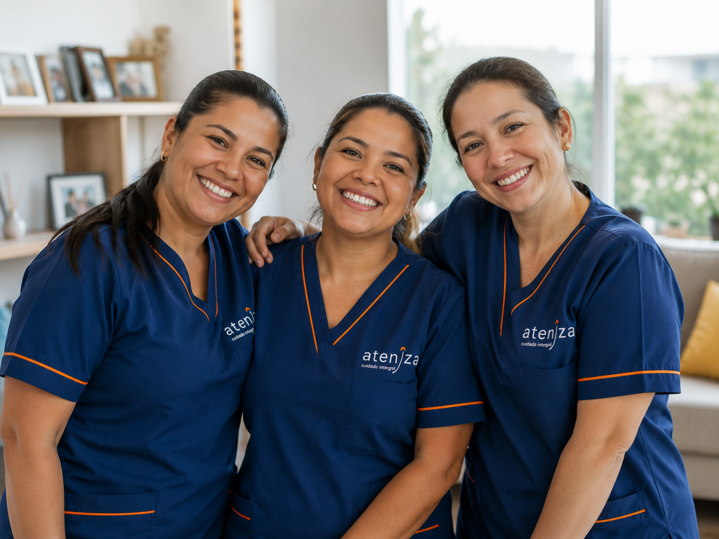 Equipo humano de ATENZA listo para recibirte